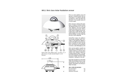 SR11 First Class Solar Radiation Sensor Brochure (PDF 106 KB)