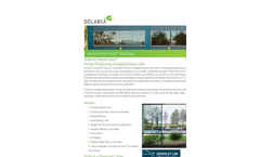 Solaria PowerVision™ - Power Producing Insulated Glass Unit - Brochure