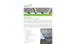 Solaria PowerDuo™ - Dual-Side Solar Glass for Buildings - Brochure