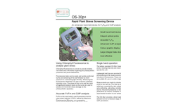 ADC BioScientific - Model OS30p+ - Plant Stress Meter - Brochure