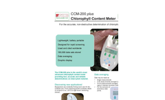 ADC BioScientific - Model CCM-200 Plus - Chlorophyll Content Meter - Brochure