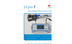 ADC BioScientific - Model LCpro T - Advanced Portable Photosynthesis System - Brochure