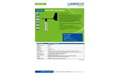 Lambrecht - Model PRO-NAV - Wind Direction Sensor - Brochure