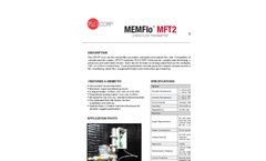 MEMFlo - Model MFT2 - 2-Wire Flow Transmitter  - Datasheet