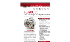 SharpEye - 40/40UFI - Ultra Fast Triple IR (IR3) Flame Detector - Brochure