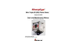SharpEye - Model 20/20MI - Mini Triple IR (IR3) - Flame Detector - Manual