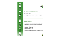 Part Washers Recycled Service – Brochure