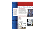 Air and Water Infiltration Testing Service – Brochure