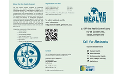 3rd GRF One Health Summit 2014 Brochure
