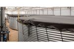 Genap - Tensioned Algae Control Cover for Horticulture Water Silo