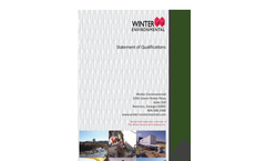Winter Environmental Company Profile Brochure