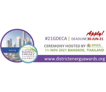 2021 Global District Energy Climate Awards - Applications are open!
