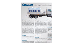 Guzzler - Model LVT - Predator Liquid Vacuum Truck - Brochure
