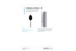 GRAS - Model 41AC-3 CCP - Outdoor Microphone for Community & Airport Noise - Datasheet