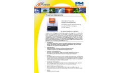 Proton - Model SP IFI 3000 & 10 - Hybrid Solar Invertor Brochure
