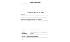 Jones Chemicals - Calcium Chloride Flake Brochure