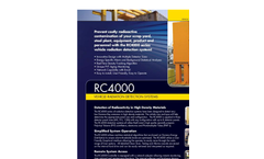 Model RC4069 - Radiation Detection Systems Brochure