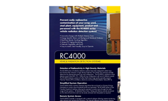 Model RC4000 - Vehicle Monitoring Radiation Detection Systems Brochure