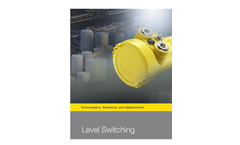 VEGASWING - 51 - Vibrating Level Switch for Detecting Liquid Process Brochure