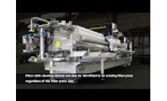 MSE Automatic Filter Press - Filter Cloth Cleaning Device - Video