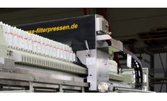 MSE Filterpressen - Filter Cloth Washing Device for Filter Presses