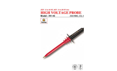 HV-40 High Voltage Probe Brochure