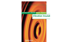 Regufoam Vibration Insulation Applications Brochure