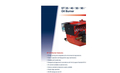Nu-Way - Model ST 35 - Oil Burner - Brochure