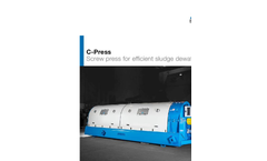 ANDRITZ - Model C-Press - Screw Press for Efficient Sludge Dewatering - Brochure
