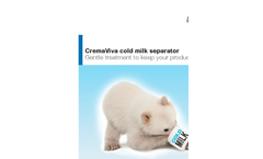 CremaViva - Cold Milk Separator - Brochure