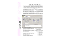 EPOCH Calendar / Notification Brochure