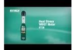 Extech HT30 Heat Stress WBGT Meter Showcase - Video
