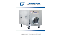 OmniAire - Model 2200C - HEPA Air Filtration Machine - Manual