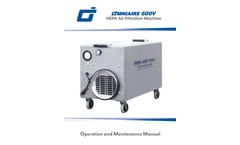 OmniAire - Model 600V - HEPA Air Filtration Machine - Manual