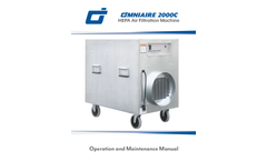 OmniAire - Model 2000C - HEPA Air Filtration Machine - Manual