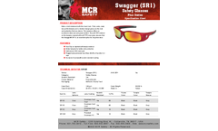 MCR Swagger - Model SR13R - Safety Glasses - Brochure