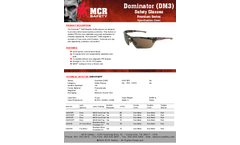 MCR Dominator™ - Model DM13H10BPF - Magnifier Safety Glasses - Brochure