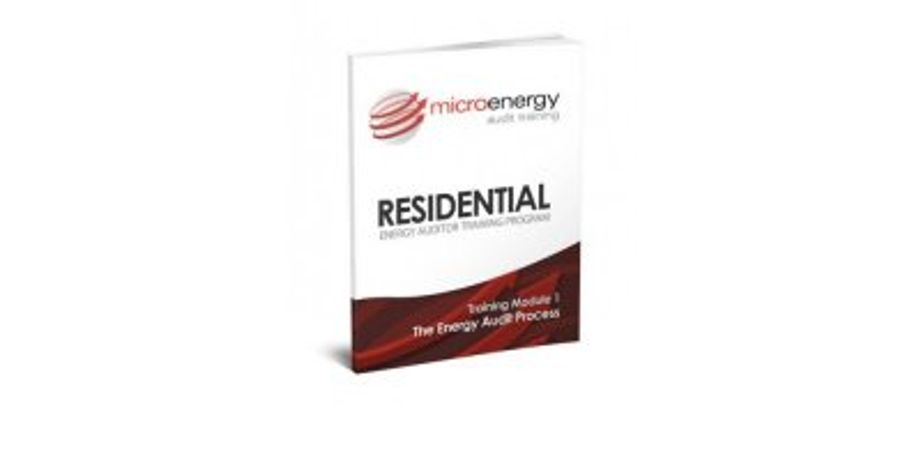Micro Residential Energy Audit Certification Course