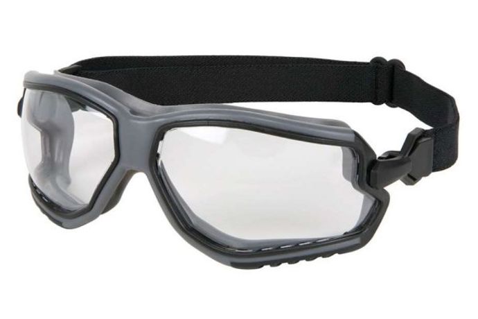 MCR ForceFlex - Model FFG110AF - Goggle - Gray Frame, Clear Anti-Fog Lens