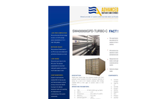 Small Brackish Water Commercial Reverse Osmosis System (SBWRO) - Brochure