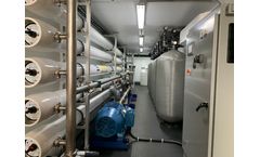 Advancees - Seawater Desalination Containerized Reverse Osmosis System 132,000GPD Capacity - Video