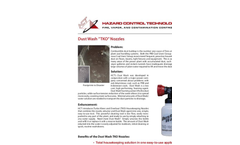 Model TKO - Dust Wash Housekeeping Nozzles Brochure