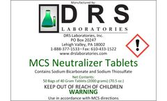 DRS - Model MCS - Neutralizer Tablets