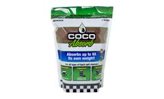 CocoAbsorb - Model 1 Gallon Bag - Absorbs 2.5 Quarts of Motor Oil