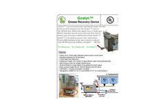 Goslyn - Sizes, Measurements, Capacities - Specification Sheet