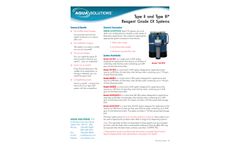 Aqua Solutions - Model 2618S1 - Laboratory Water Purification Systems - Brochure