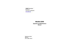 MedAir - Model 2200 - Manual