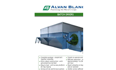 Alvan-Blanch - Continuous Double Flow Grain Dryers - Brochure