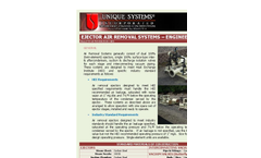 Unique - Air Removal Ejector Systems - Brochure