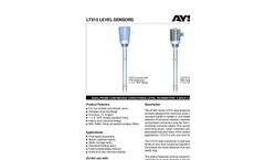 Aysix - LTX15 Series - Dual Probe Continuous Capacitance Level Transmitter 4-20ma Loop Powered Brochure